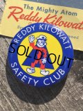 Vintage REDDY KILOWATT Original Advertising Pinback Button Badge (R513)
