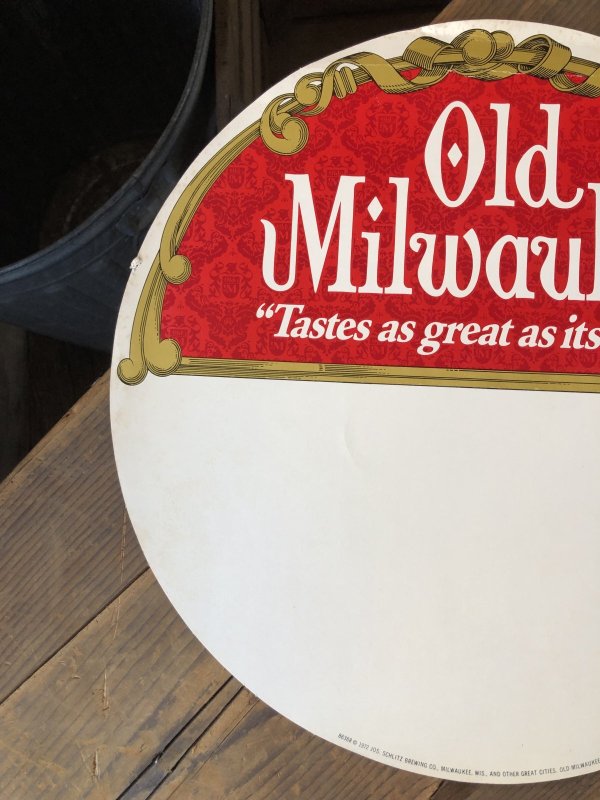 画像5: 70s Vintage Cardboard Sign Old Milwaukee Beer (R535)