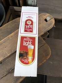 〜80s Vintage Cardboard Sign Old Milwaukee Beer (R534)