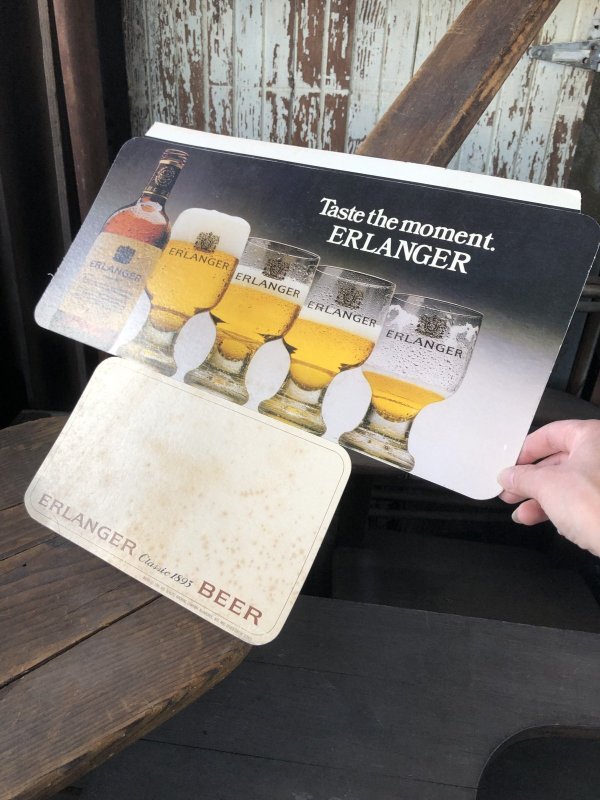 画像7: 80s Vintage Cardboard Sign BRLANGER Beer (R541)