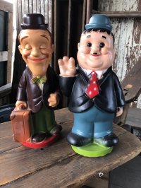1972 Vintage Larry Harmon's Laurel and Hardy Play Pal Piggy Banks (R548)