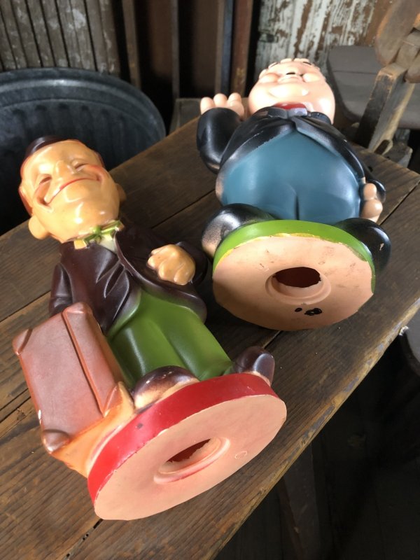 画像4: 1972 Vintage Larry Harmon's Laurel and Hardy Play Pal Piggy Banks (R548)