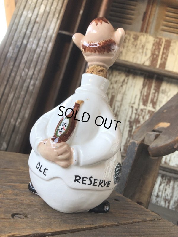 画像13: Vintage Bartender Ceramic Decanter Bottle Made in Japan (R549)