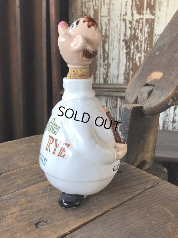 画像4: Vintage Bartender Ceramic Decanter Bottle Made in Japan (R549)