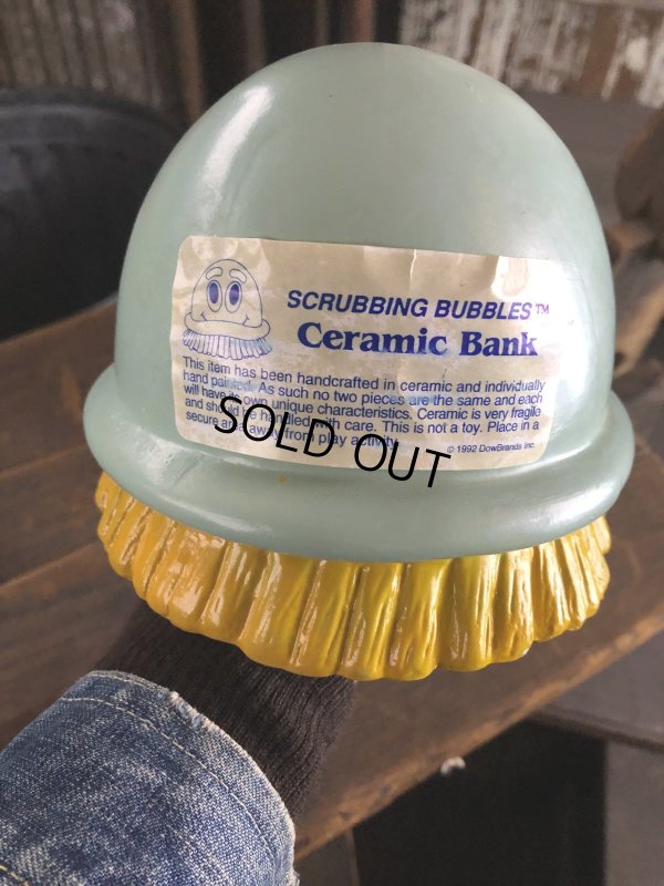 画像11: Vintage Advertising 1992 Scrubbing Bubbles Ceramic Bank NOS (R550)