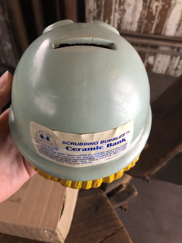画像3: Vintage Advertising 1992 Scrubbing Bubbles Ceramic Bank NOS (R550)