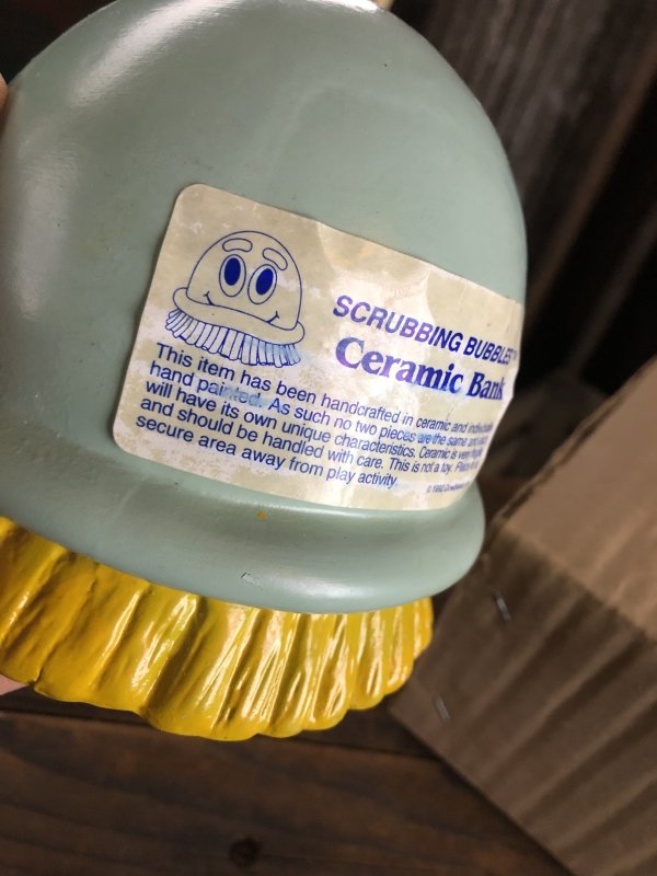 画像7: Vintage Advertising 1992 Scrubbing Bubbles Ceramic Bank NOS (R550)