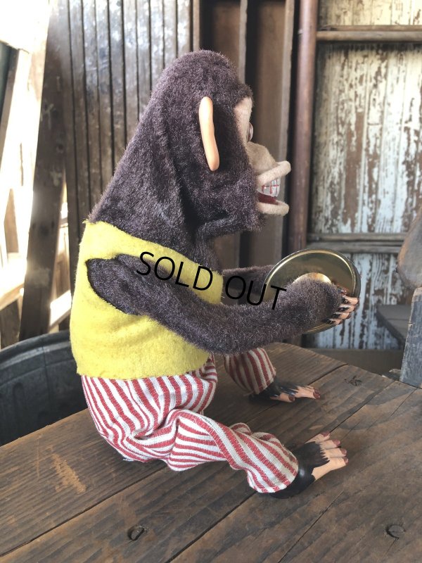 画像8:  Vintage Musical Jolly Chimp Cymbal Monkey Japan (R557)