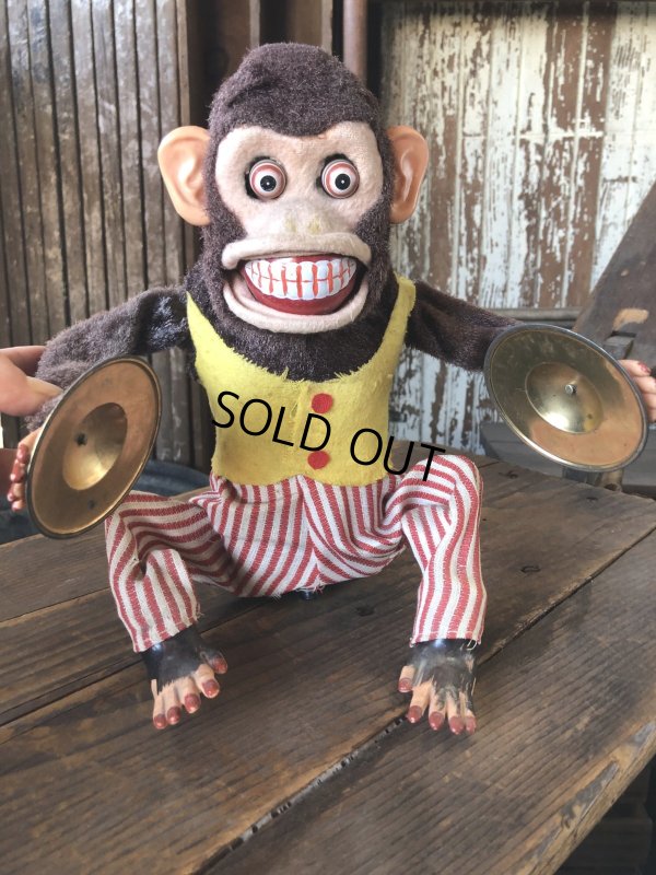 画像2:  Vintage Musical Jolly Chimp Cymbal Monkey Japan (R557)