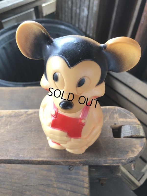 画像7: 60s Vintage Walt Disney Walter J Jamieson Inc Mickey Mouse Rubber Doll (R558)