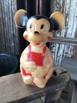 60s Vintage Walt Disney Walter J Jamieson Inc Mickey Mouse Rubber Doll (R558)