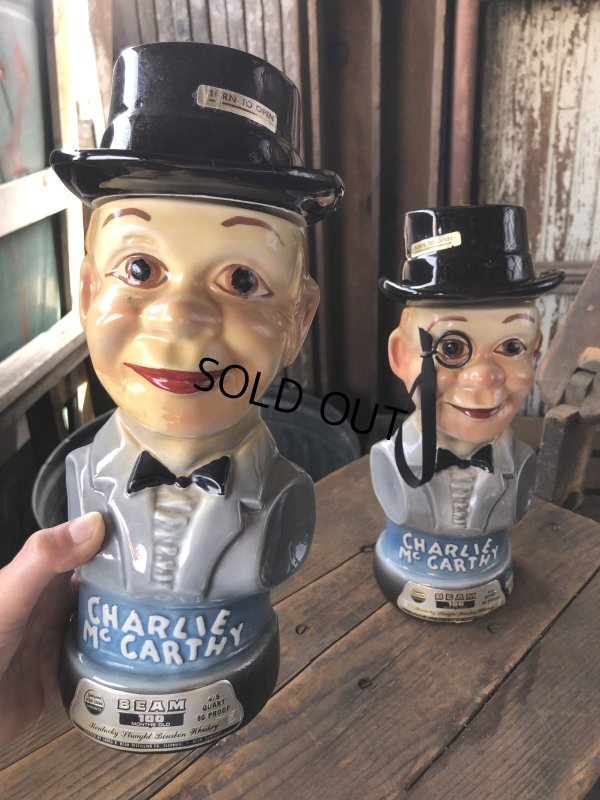 画像14: 70s Vintage Charlie McCarthy Jim Beam Decanter (R223)