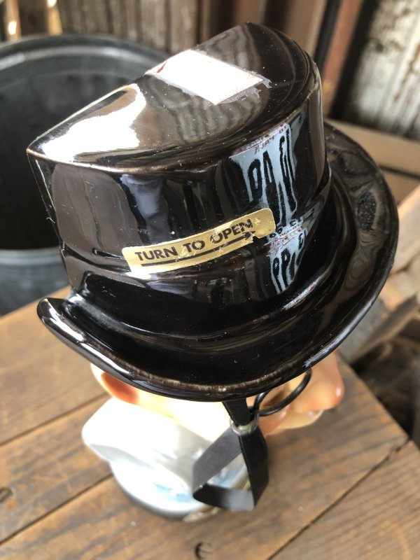 画像7: 70s Vintage Charlie McCarthy Jim Beam Advertising Decanter Bottle (R560)