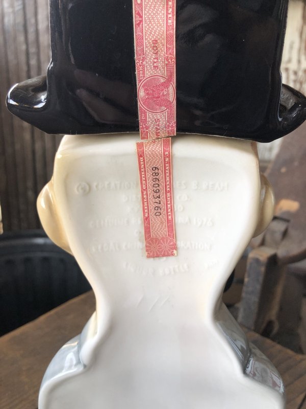 画像16: 70s Vintage Charlie McCarthy Jim Beam Advertising Decanter Bottle (R560)