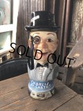 70s Vintage Charlie McCarthy Jim Beam Advertising Decanter Bottle (R560)