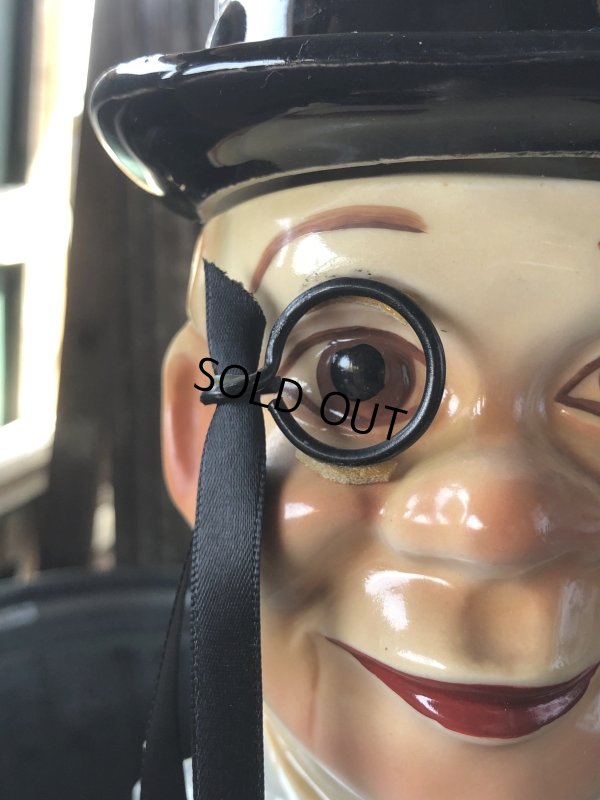 画像2: 70s Vintage Charlie McCarthy Jim Beam Advertising Decanter Bottle (R560)