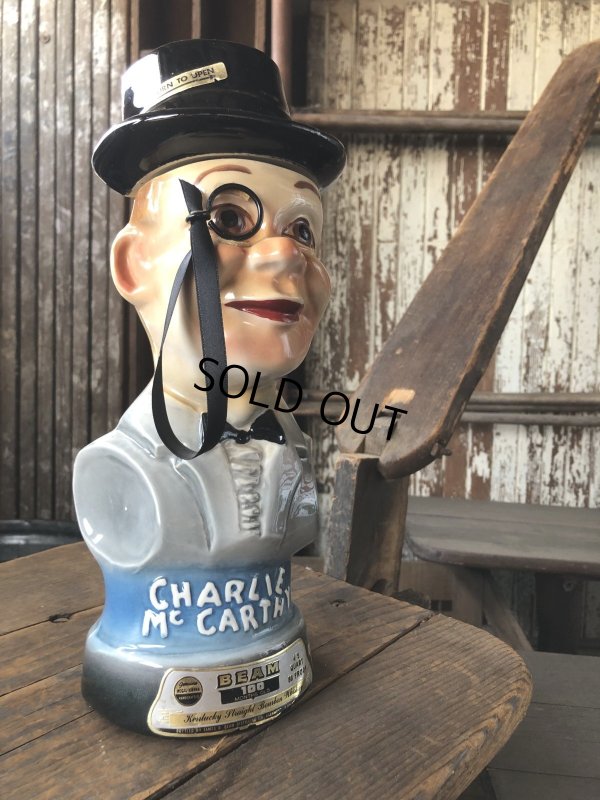 画像3: 70s Vintage Charlie McCarthy Jim Beam Advertising Decanter Bottle (R560)