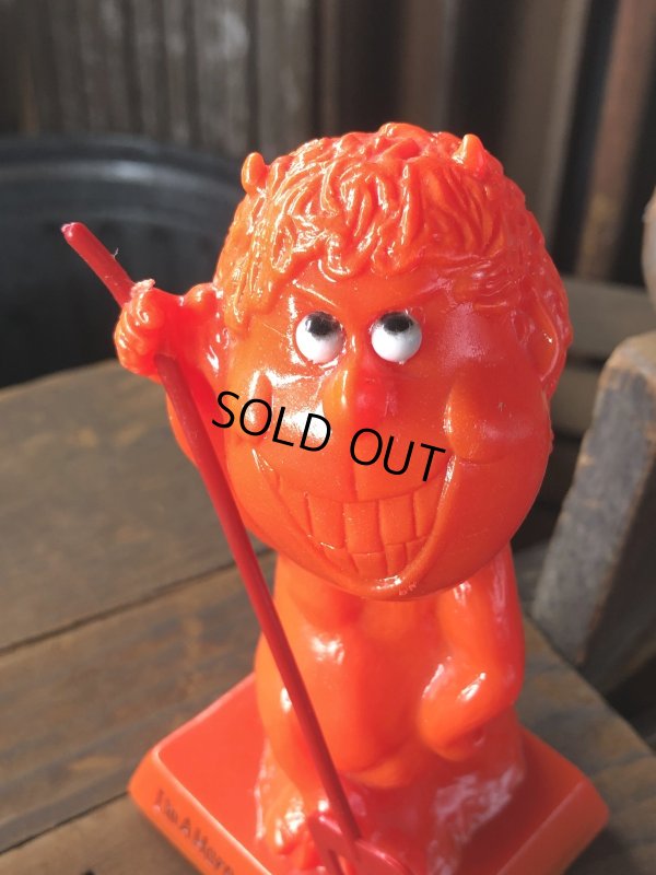 画像12: 70s Vintage Message Doll Red Devil " I'm a Horny Little Devil " (R562) 