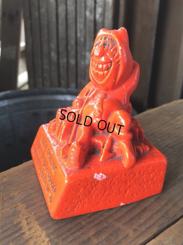 画像7: 60s Vintage Message Doll Red Devil " Keep Smiling " (R561) 