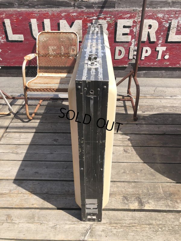 画像14: Vintage AAA Approved Advertising Store Display Lighted Sign Huge! Double-sided! (R563) 