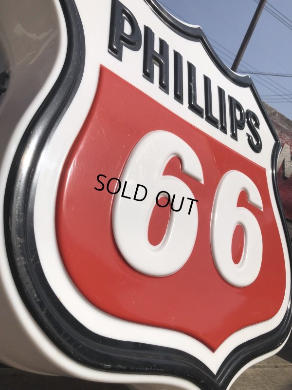 画像8: Vintage Original Phillips 66 Gas Station Lighted Logo Sign (R564) 