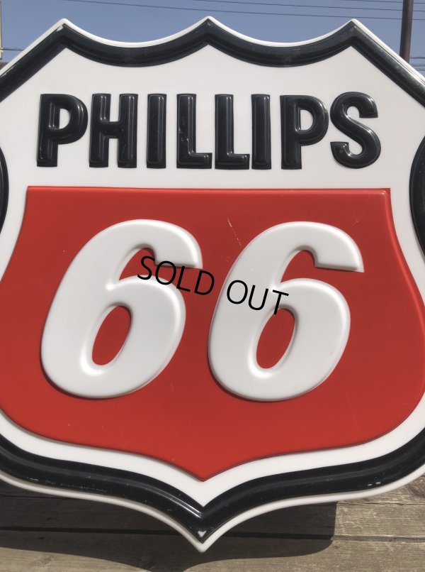 画像9: Vintage Original Phillips 66 Gas Station Lighted Logo Sign (R564) 