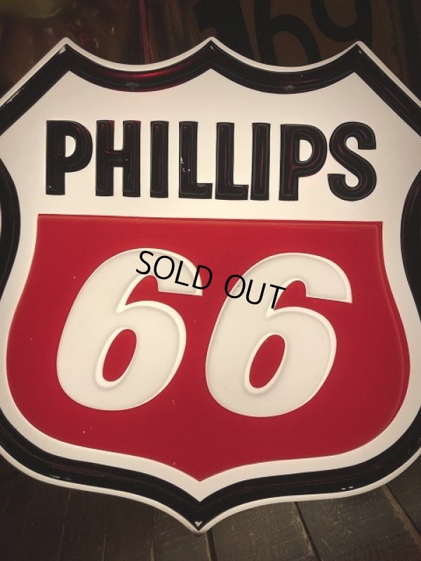 画像20: Vintage Original Phillips 66 Gas Station Lighted Logo Sign (R564) 