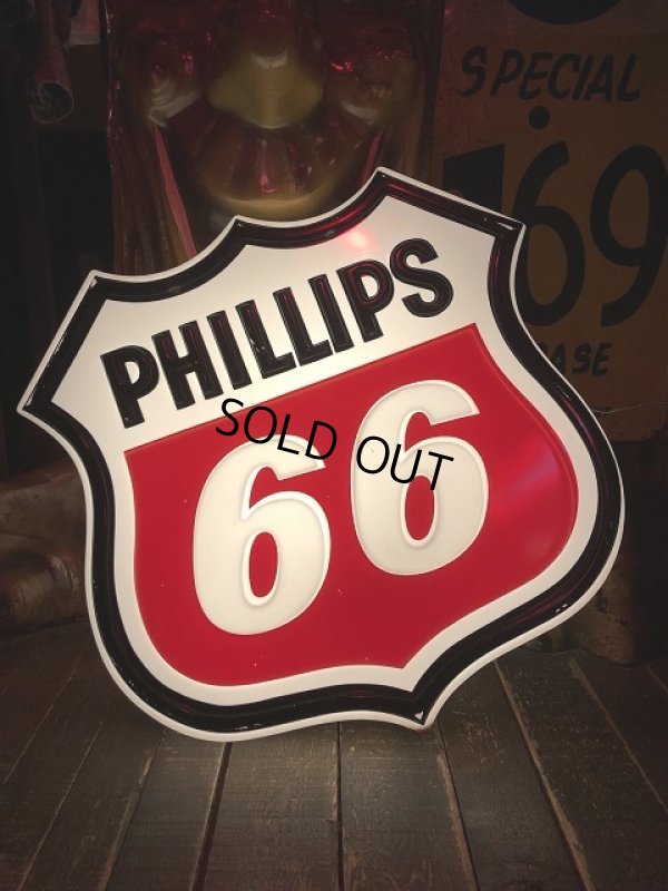 画像21: Vintage Original Phillips 66 Gas Station Lighted Logo Sign (R564) 