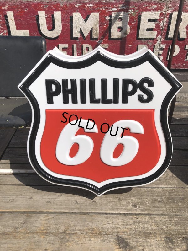 画像10: Vintage Original Phillips 66 Gas Station Lighted Logo Sign (R564) 