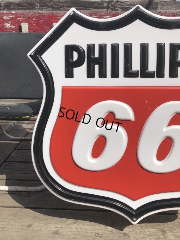 画像4: Vintage Original Phillips 66 Gas Station Lighted Logo Sign (R564) 