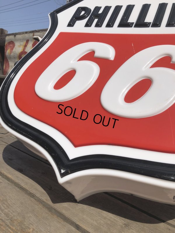 画像7: Vintage Original Phillips 66 Gas Station Lighted Logo Sign (R564) 