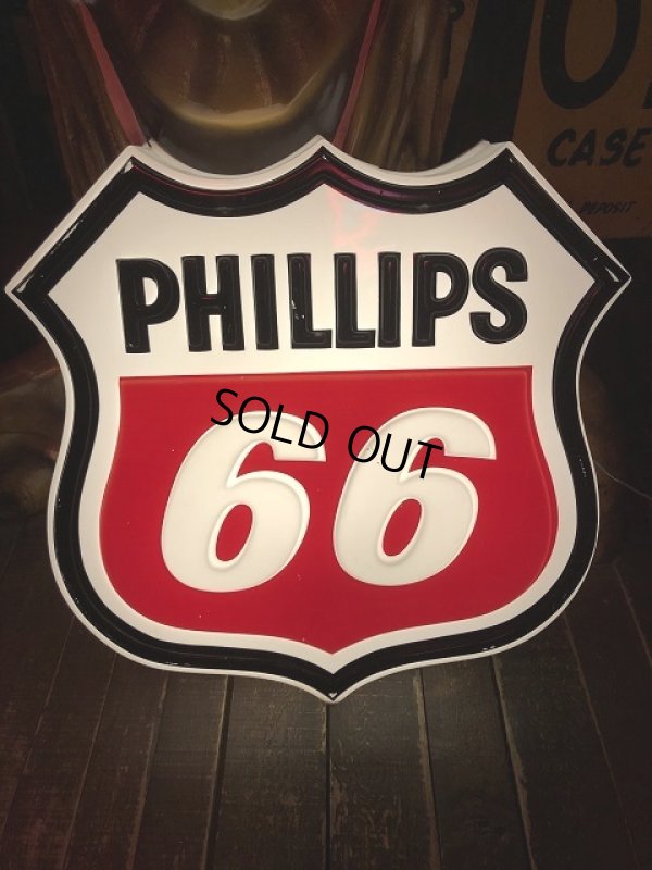 画像16: Vintage Original Phillips 66 Gas Station Lighted Logo Sign (R564) 