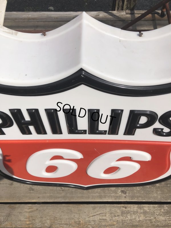 画像6: Vintage Original Phillips 66 Gas Station Lighted Logo Sign (R564) 