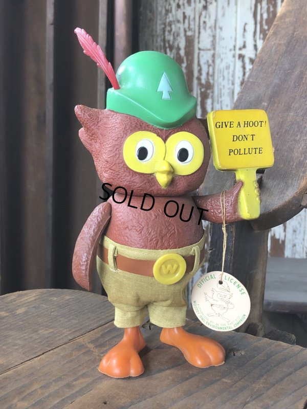 画像1: 70s Vintage R.Dakin Woodsy Owl Advertising Figure (R565)