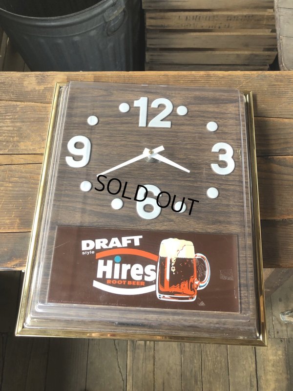 画像2: Vintage Hires Root Beer Advertising Store Display Wall Clock Sign (R566)