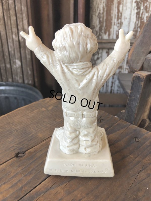 画像3: Vintage R&W BERRIES Co " PEACE " Hippie Grinning Figurine Message Doll (R567) 