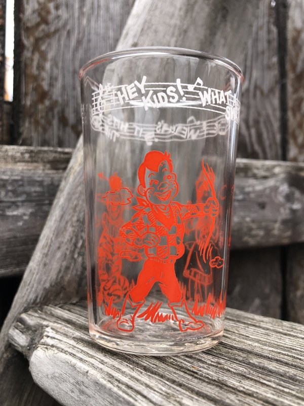 画像4: 50s Vintage Howdy Doody Welch's Juice Advertising Glass (R569)