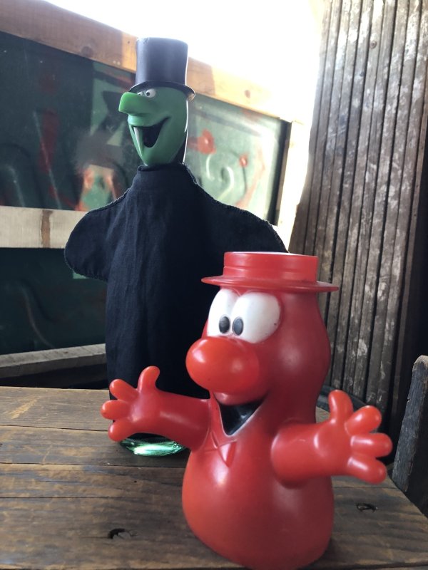 画像2: 60s General Foods Jell-O Advertising MR. WIGGLE & SWEET TOOTH SAM Hand Puppets (R567)