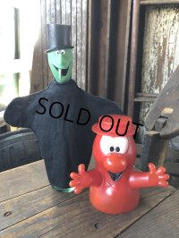 60s General Foods Jell-O Advertising MR. WIGGLE & SWEET TOOTH SAM Hand Puppets (R567)