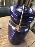画像5: 10s Era Antique Purple Glass Jar (R573)