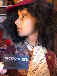 Vintage Fast Food Restaurant Employee Crew Name Tag Badge " McDonald's "(R576)