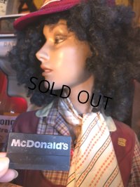 Vintage Fast Food Restaurant Employee Crew Name Tag Badge " McDonald's "(R576)