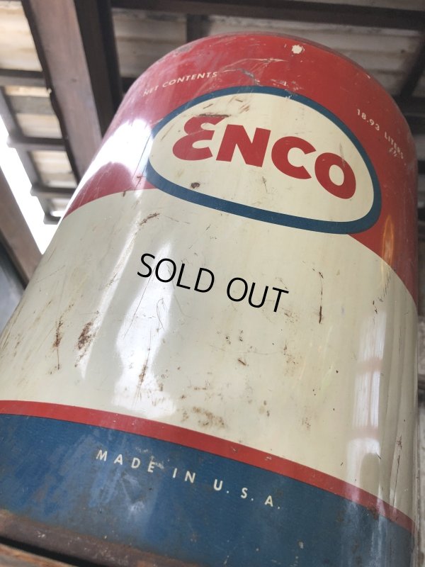 画像5: Vintage Motor Gas Oil 5 Gallon Can ENCO (R584) 
