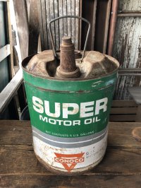 Vintage Motor Gas Oil 5 Gallon Can CONCO (R589) 