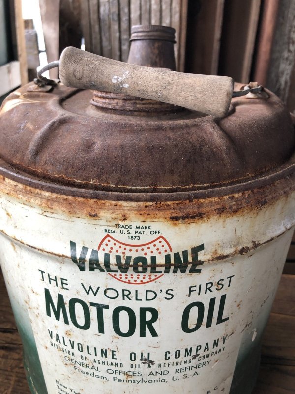 画像9: Vintage Motor Gas Oil 5 Gallon Can VALVOLINE (R586) 