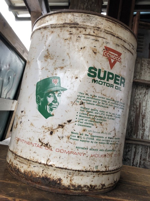 画像6: Vintage Motor Gas Oil 5 Gallon Can CONOCO (R589)