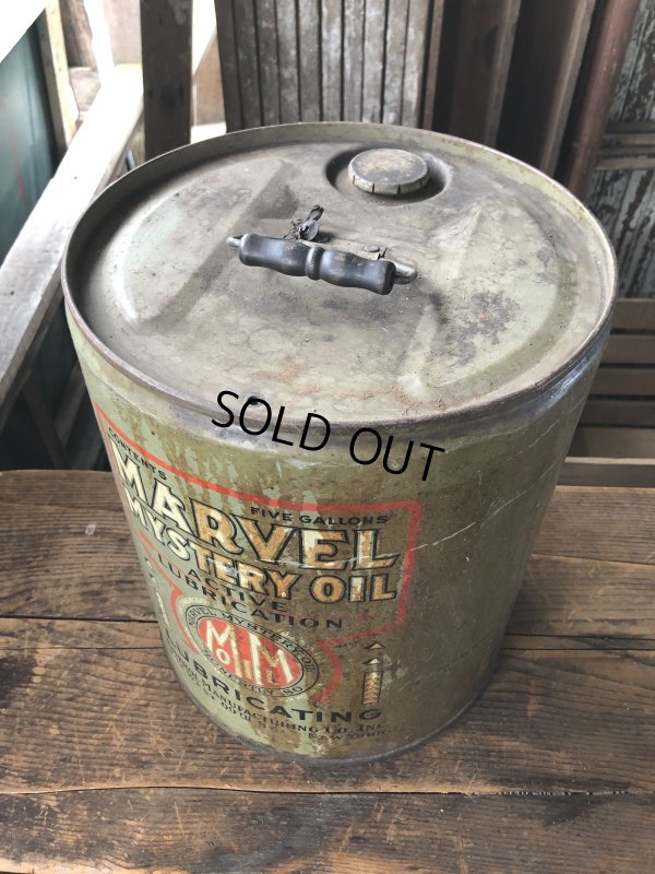 画像4: Vintage Motor Gas Oil 5 Gallon Can MARVEL MYSTERY (R585) 