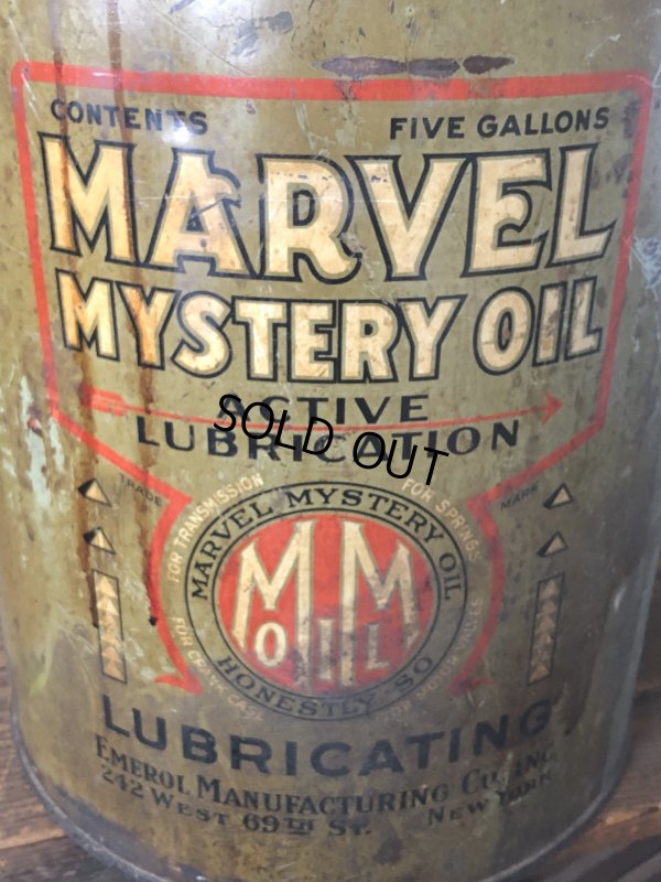 画像14: Vintage Motor Gas Oil 5 Gallon Can MARVEL MYSTERY (R585) 