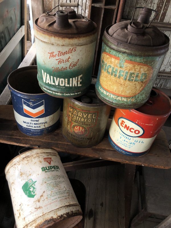 画像15: Vintage Motor Gas Oil 5 Gallon Can CHEVRON (R587) 