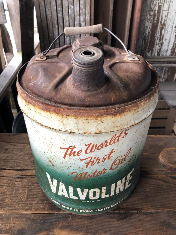画像6: Vintage Motor Gas Oil 5 Gallon Can VALVOLINE (R586) 